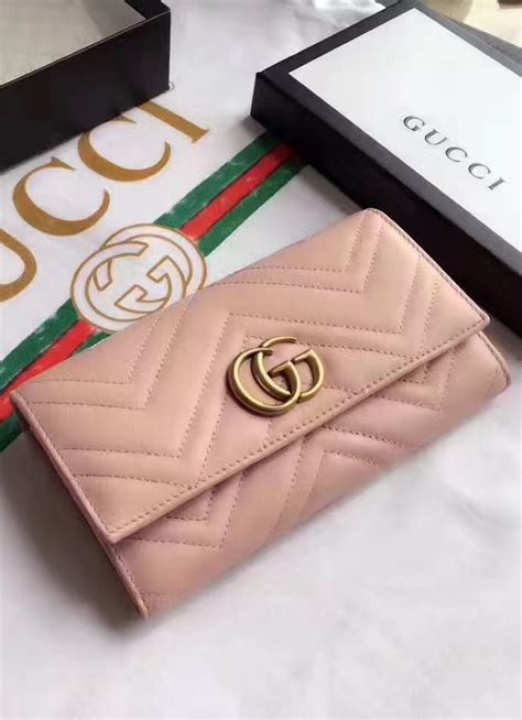 gucci signature continental wallet|gucci marmont wallet pink.